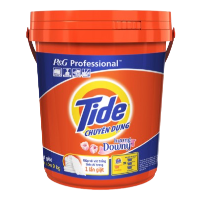 TIDE Powder Laundry Detergent Professional Plus Downy 8.5 Kg / 19 lbs (225+Loads)